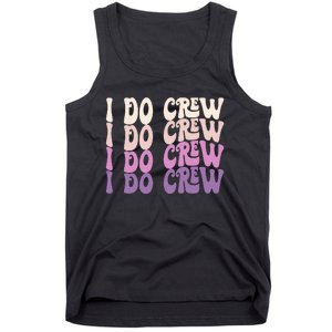 Groovy I Do Crew Retro Bachelorette Party Bride Bridesmaids Tank Top