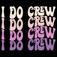 Groovy I Do Crew Retro Bachelorette Party Bride Bridesmaids Short Acrylic Beanie