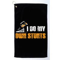 Golfing I Do My Own Stunts Golf Cart Funny Golf Player Golf Towel