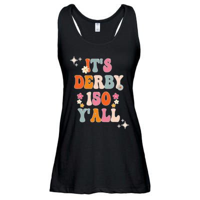 Groovy ItS Derby 150 Yall Horse Racing Ky Ladies Essential Flowy Tank