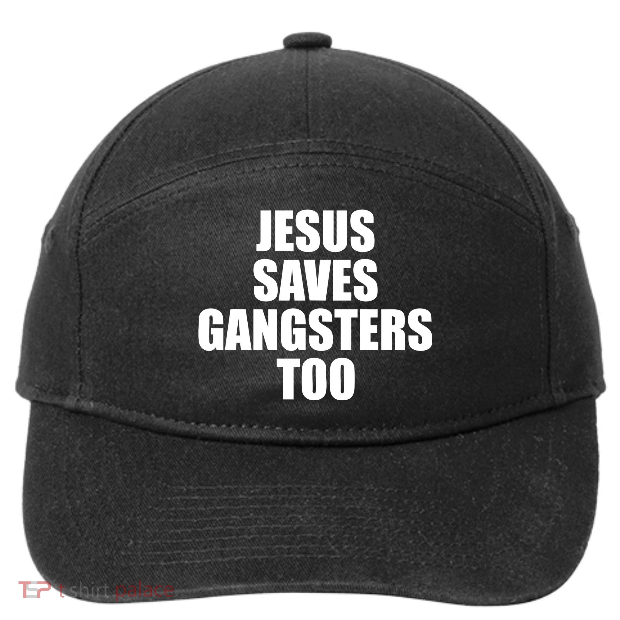God Is D.O.P.E Jesus Saves Gangsters Too 7-Panel Snapback Hat
