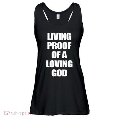 God Is D.O.P.E Living Proof Of A Loving God Ladies Essential Flowy Tank