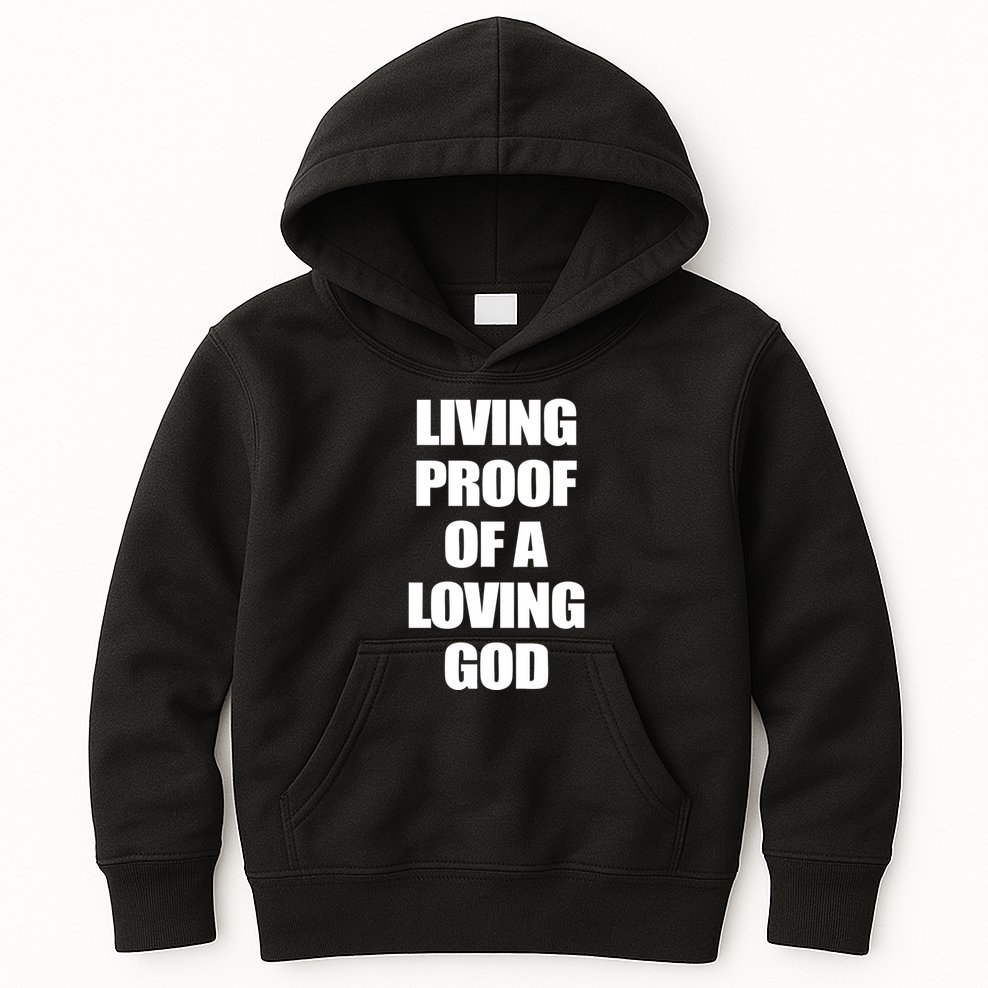 God Is D.O.P.E Living Proof Of A Loving God Kids Hoodie