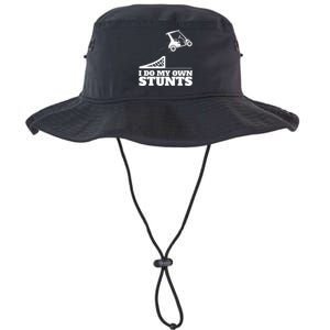 Golfing I Do My Own Stunts Golf Cart Golf Player Legacy Cool Fit Booney Bucket Hat