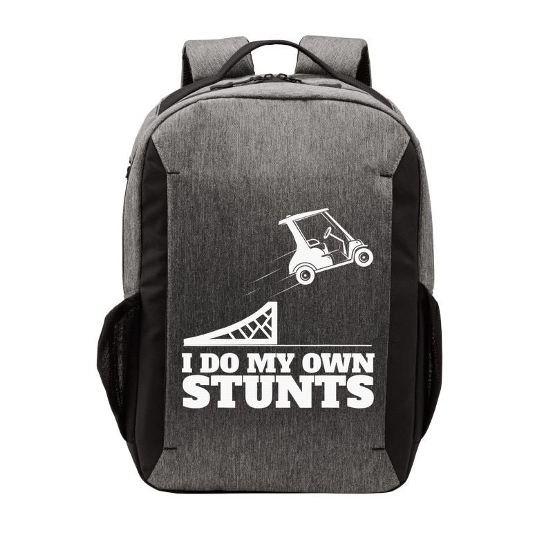 Golfing I Do My Own Stunts Golf Cart Golf Player Vector Backpack