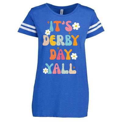 Groovy ItS Derby Day Yall Ky Derby Horse Enza Ladies Jersey Football T-Shirt