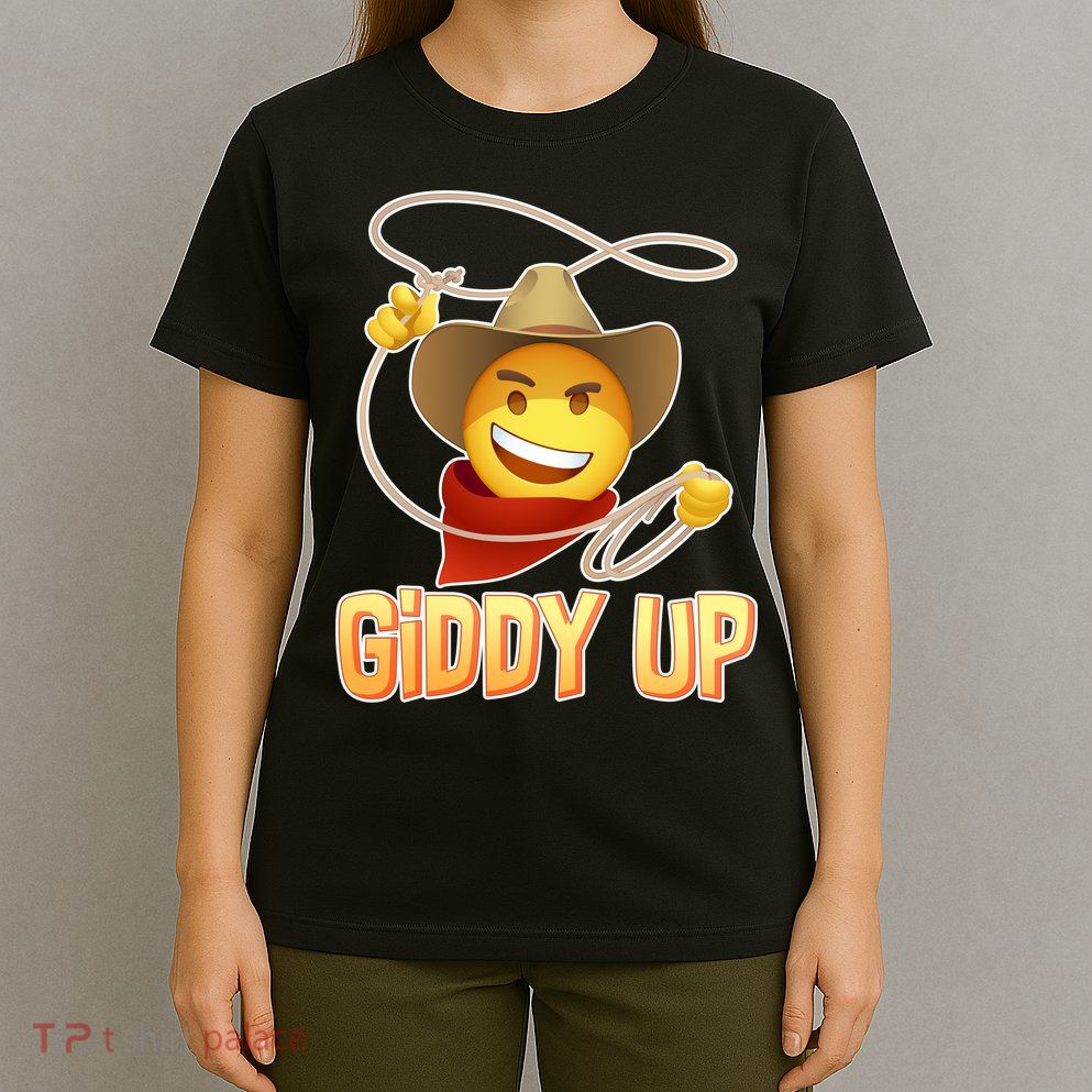 Giddy Up Cowboy Emoji  T-Shirt