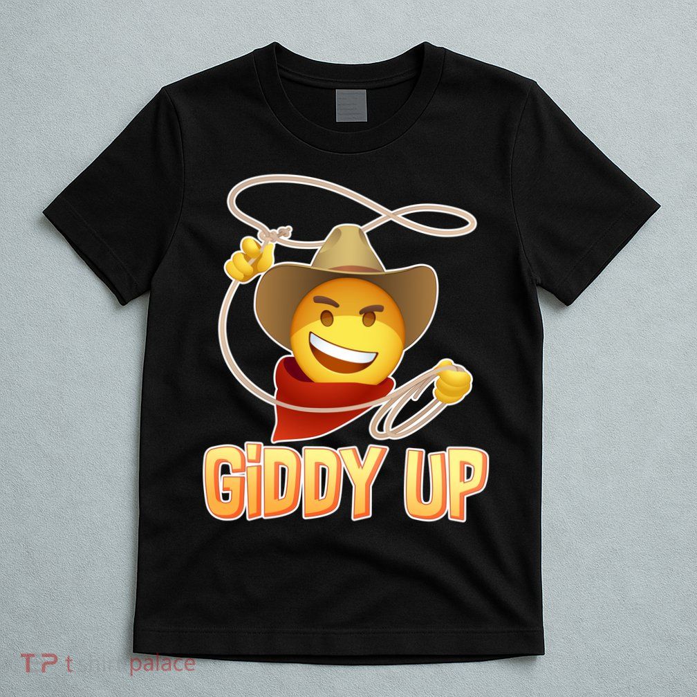 Giddy Up Cowboy Emoji  T-Shirt