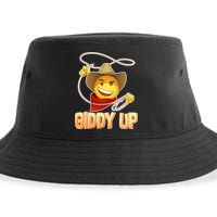 Giddy Up Cowboy Emoji  Sustainable Bucket Hat