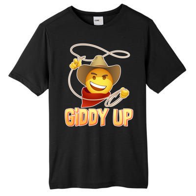 Giddy Up Cowboy Emoji  Tall Fusion ChromaSoft Performance T-Shirt