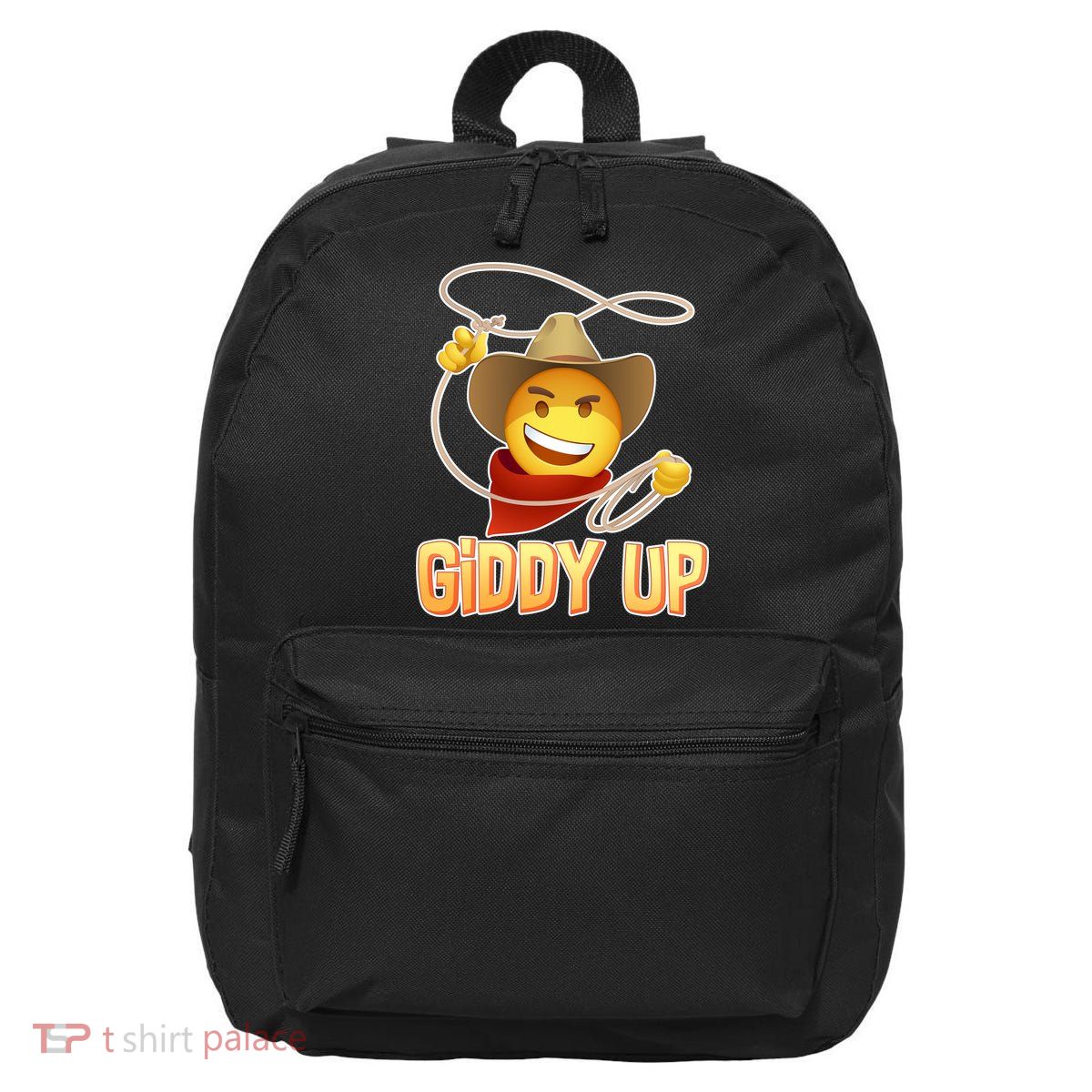 Giddy Up Cowboy Emoji  16 in Basic Backpack