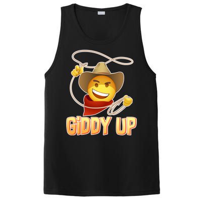 Giddy Up Cowboy Emoji  PosiCharge Competitor Tank