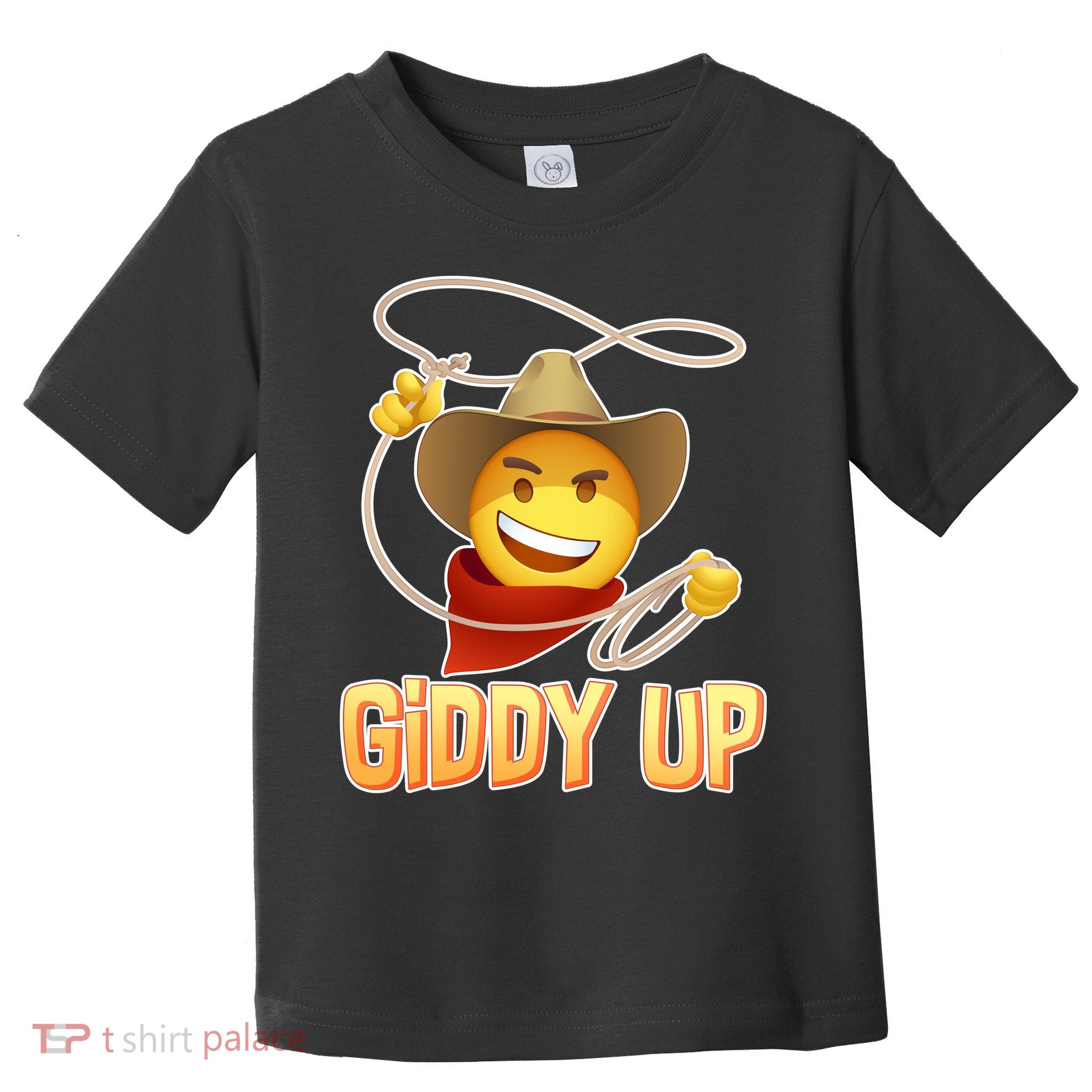Giddy Up Cowboy Emoji  Toddler T-Shirt
