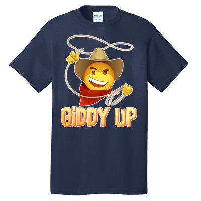 Giddy Up Cowboy Emoji  Tall T-Shirt