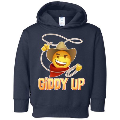 Giddy Up Cowboy Emoji  Toddler Hoodie