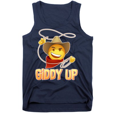 Giddy Up Cowboy Emoji  Tank Top