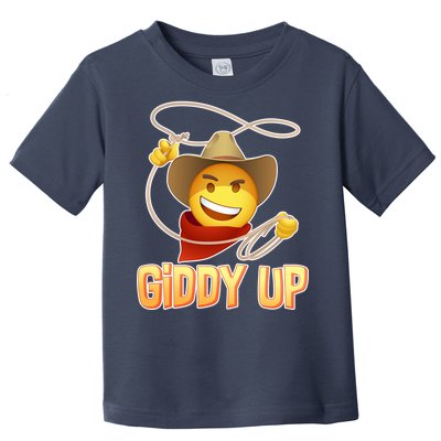 Giddy Up Cowboy Emoji  Toddler T-Shirt