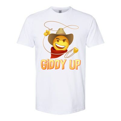 Giddy Up Cowboy Emoji  Softstyle CVC T-Shirt