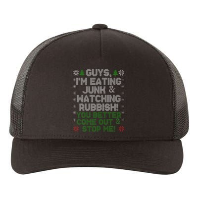 Guys I'm Eating Junk And Watching Rubbish! Yupoong Adult 5-Panel Trucker Hat