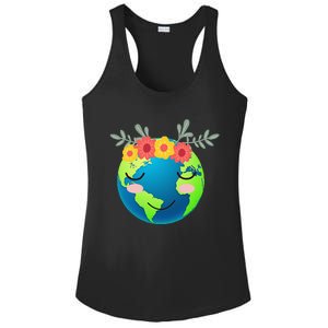 Gift Idea Earth Day Ladies PosiCharge Competitor Racerback Tank