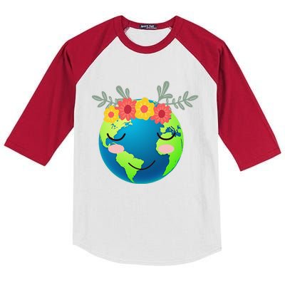 Gift Idea Earth Day Kids Colorblock Raglan Jersey