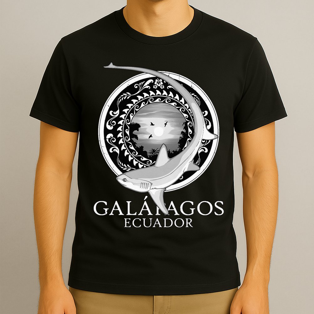 Galapagos Islands Ecuador Thresher Shark T-Shirt