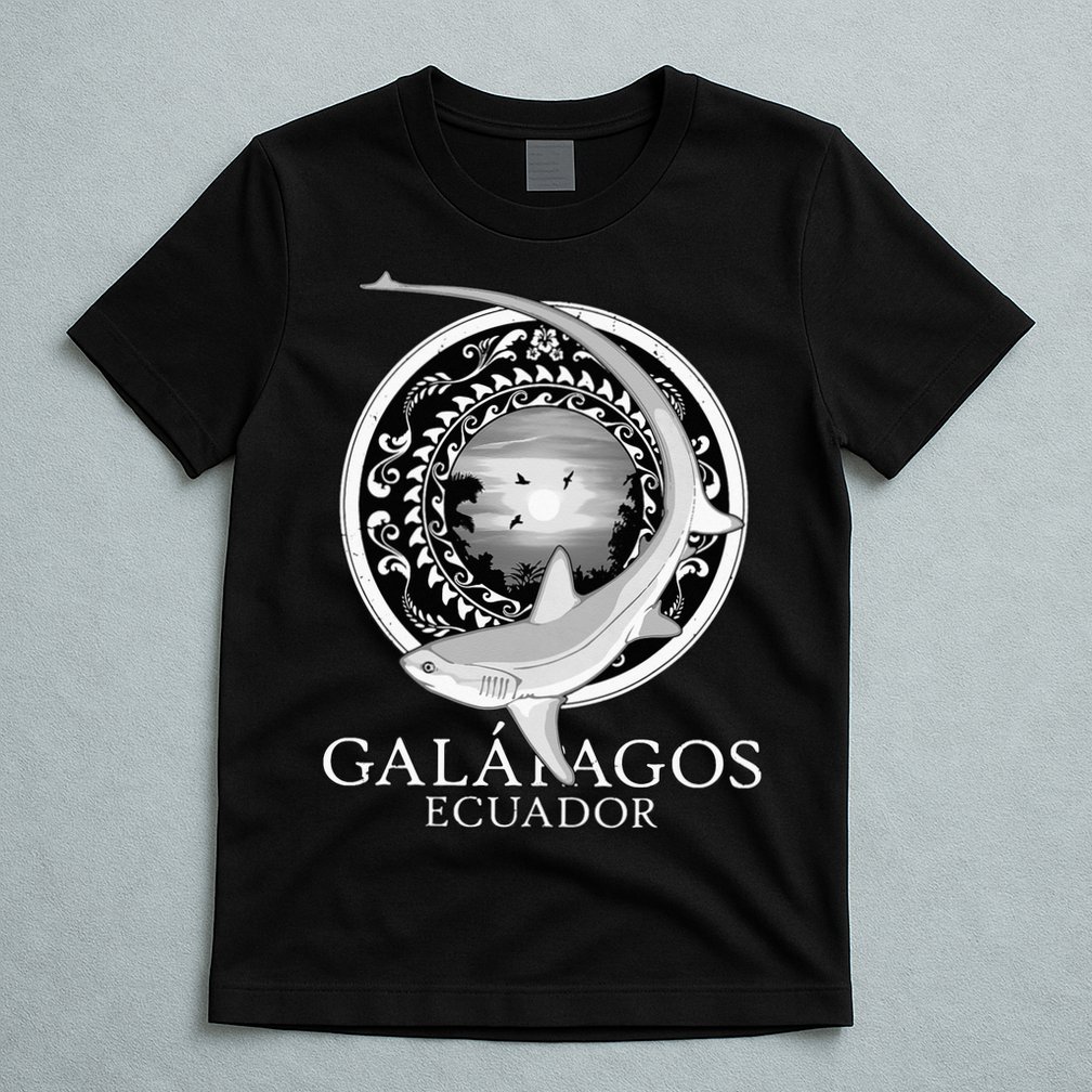 Galapagos Islands Ecuador Thresher Shark T-Shirt