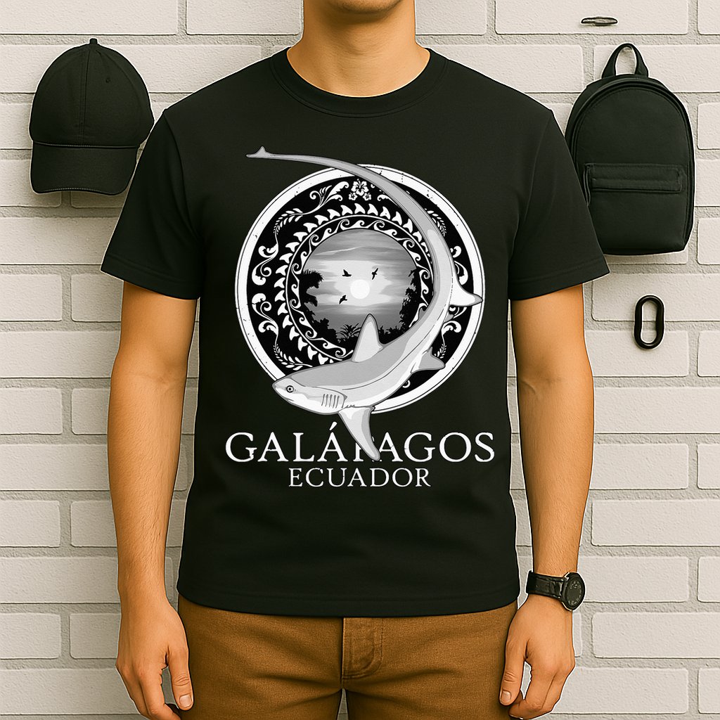 Galapagos Islands Ecuador Thresher Shark T-Shirt