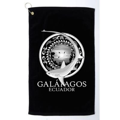 Galapagos Islands Ecuador Thresher Shark Platinum Collection Golf Towel