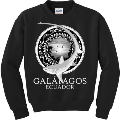 Galapagos Islands Ecuador Thresher Shark Kids Sweatshirt