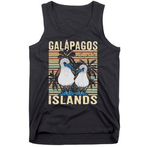 Galapagos Island Ecuador Blue Footed Booby Seabird Tank Top