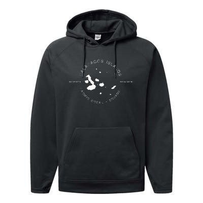 Galapagos Islands Ecuador Graphic Performance Fleece Hoodie