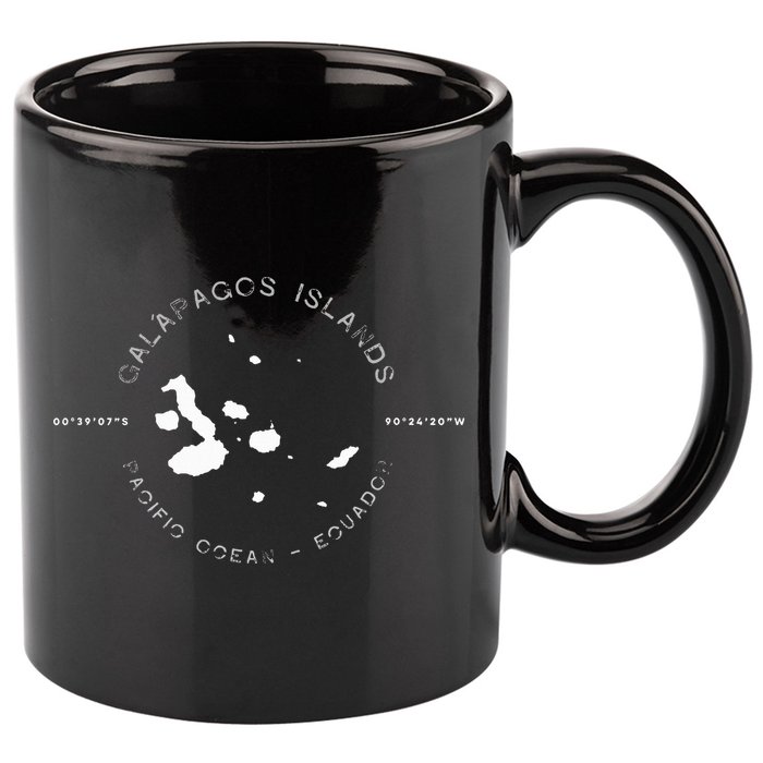 Galapagos Islands Ecuador Graphic 11oz C Handle Ceramic Mug
