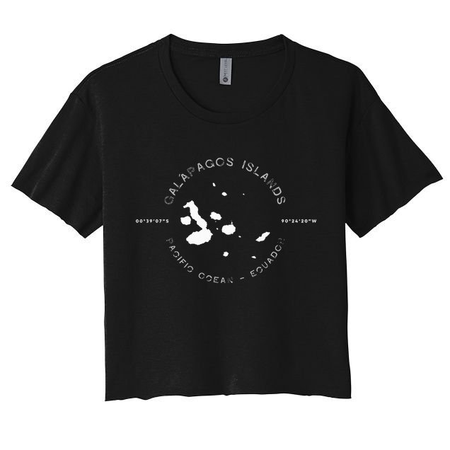 Galapagos Islands Ecuador Graphic Crop Top