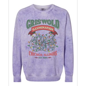 Griswold Illumination Est 1989 A Christmas Story Colorblast Crewneck Sweatshirt