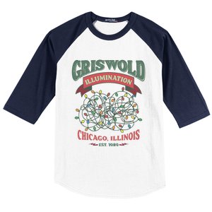 Griswold Illumination Est 1989 A Christmas Story Baseball Sleeve Shirt