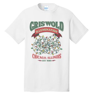 Griswold Illumination Est 1989 A Christmas Story Tall T-Shirt