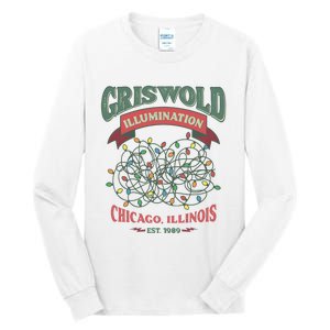 Griswold Illumination Est 1989 A Christmas Story Tall Long Sleeve T-Shirt