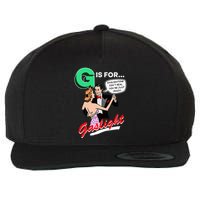 G Is For Gaslight Gaslighting Isn’T Real Wool Snapback Cap