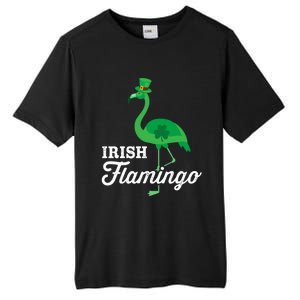 Green Irish Flamingo For Funny St Patricks Day Cool Gift Tall Fusion ChromaSoft Performance T-Shirt