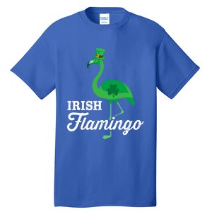 Green Irish Flamingo For Funny St Patricks Day Cool Gift Tall T-Shirt