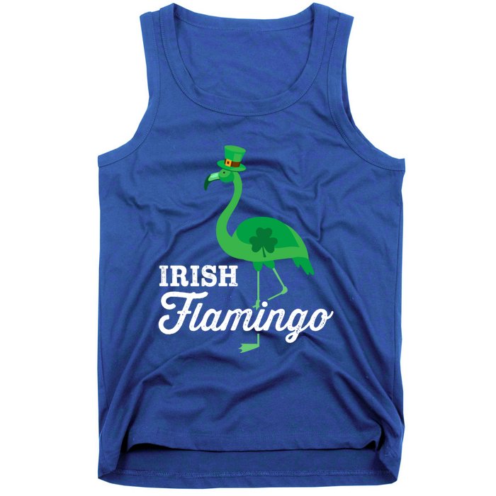 Green Irish Flamingo For Funny St Patricks Day Cool Gift Tank Top