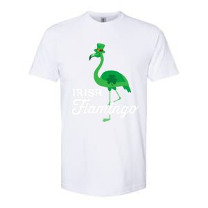 Green Irish Flamingo For Funny St Patricks Day Cool Gift Softstyle CVC T-Shirt