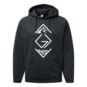 God Is Faithful More Than Highs And Lows Performance Fleece Hoodie