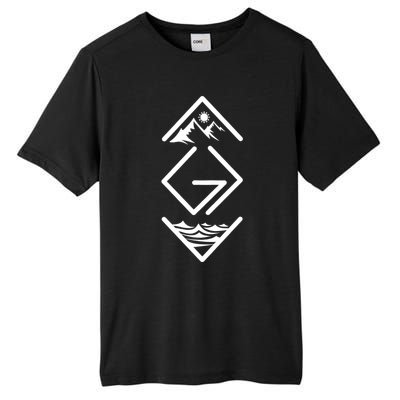 God Is Faithful More Than Highs And Lows Tall Fusion ChromaSoft Performance T-Shirt