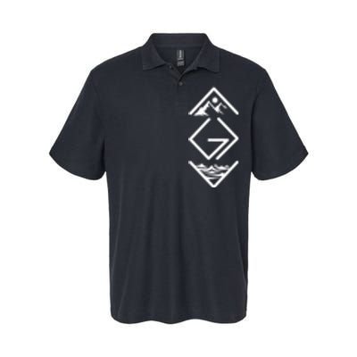 God Is Faithful More Than Highs And Lows Softstyle Adult Sport Polo