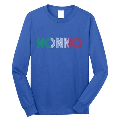 Grandpa Italian Family Culture Italy Country Nonno Gift Long Sleeve Shirt