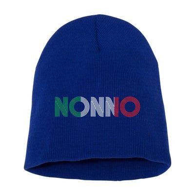 Grandpa Italian Family Culture Italy Country Nonno Gift Short Acrylic Beanie