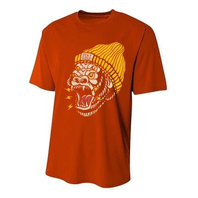 Gorilla Inked Flash Old School Ink Addict Traditional Tattoo Gift Performance Sprint T-Shirt