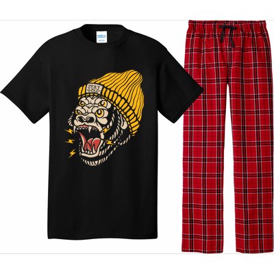 Gorilla Inked Flash Old School Ink Addict Traditional Tattoo Gift Pajama Set